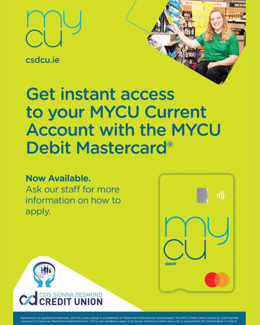 BallysteenP2P (@ballysteenp2p) on Twitter photo New debit card launched by one of our supporters, Cois Sionna Desmond Credit Union <a href="/coissionnadcu/">Cois Sionna Desmond CU</a>
facebook.com/16893772318038… New debit card launched by one of our supporters, Cois Sionna Desmond Credit Union <a href="/coissionnadcu/">Cois Sionna Desmond CU</a>
facebook.com/16893772318038…