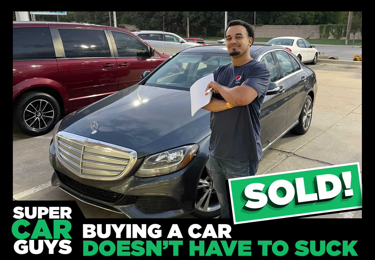 OOOOOOH..... Check out the shiny Benz! Christian came to visit Josh at our Rock location and drove away in this gorgeous 2015 Mercedes Benz C300. 🤩 Lookin' good, Christian. 
HEY, did you know you can buy NOW with 0% apr for up to 84 months? GET IN HERE!
supercarguys.com