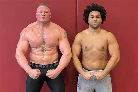 TexasReaper41's tweet photo. @shoedoggydogg @Fiend4FolIows Hane steveson went to brock lesnars alma mater and theyre close friends. Wwe didnt recruit him. Brock did. Huge difference. Theyve been friends for years. https://t.co/v1lYC8GQvS