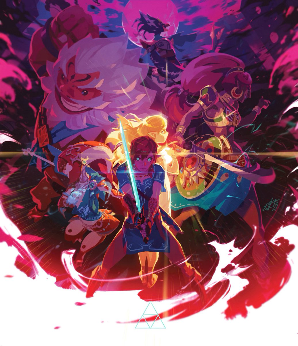conceptartworld's tweet photo. Hyrule Warriors: Age of Calamity tribute by illustrator and cover artist >> @toni_infante 

#digitalart #Zelda https://t.co/P4R9gRLtzx