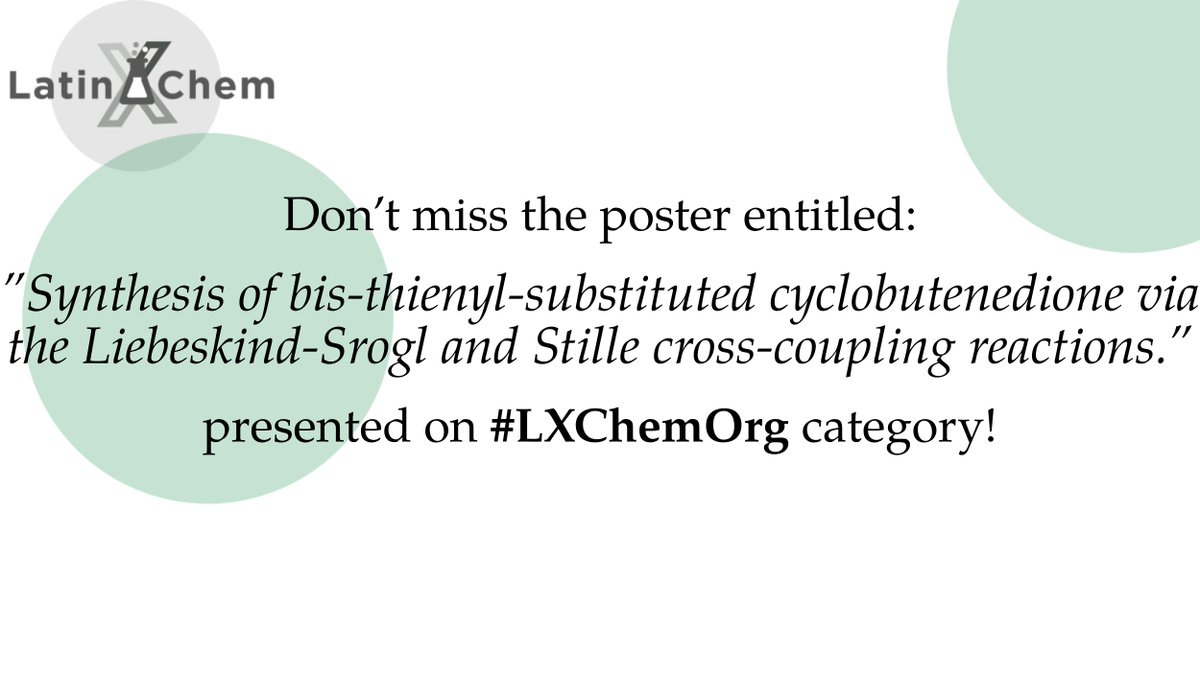 <a href="/SiddhantKokate/">Siddhant Kokate Ph.D.</a>, your poster submitted to #LatinXChem2021 has been accepted for presentation in the #LXChemOrg category. After the deadline, we'll let you know the registration number and further details. See you on Sept 20!