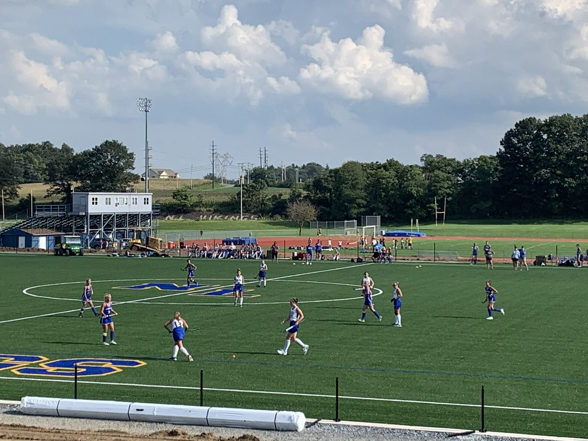 Lady Vikings playing Garden Spot today!   First time on the new turf!!