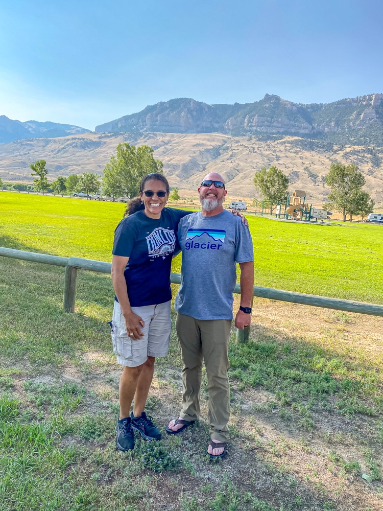 We found out our talented and amazing photographer friend was passing through the area one morning while capturing the #suffragistscentennialmotorcycleride, so managed to sneak in a quick meetup at the campsite and show her and 1 of her 3 incredible sons our condo on wheels.