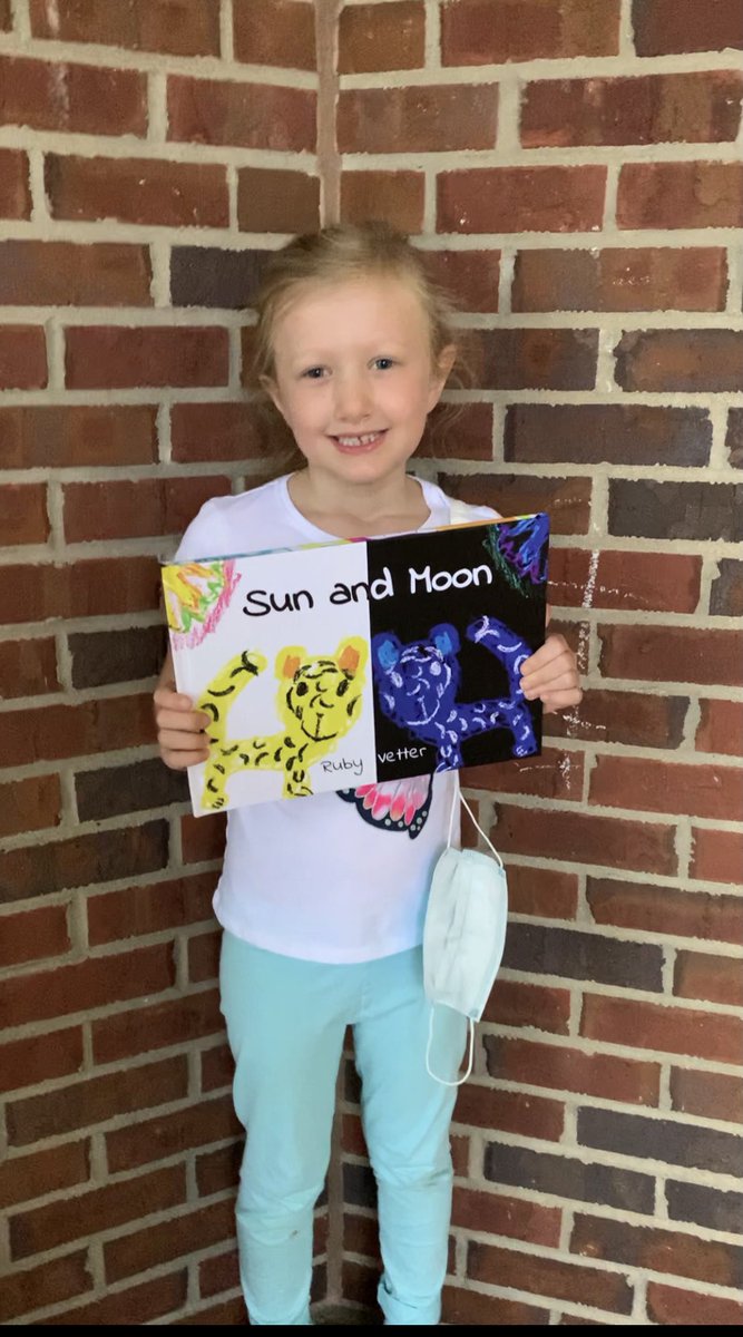 klathurman's tweet image. One of our first grade students is a published author! She wrote and illustrated a book all about animals. We’re so excited to have her book available for students to read in our school library. 
#L1G4 #TeamOldham