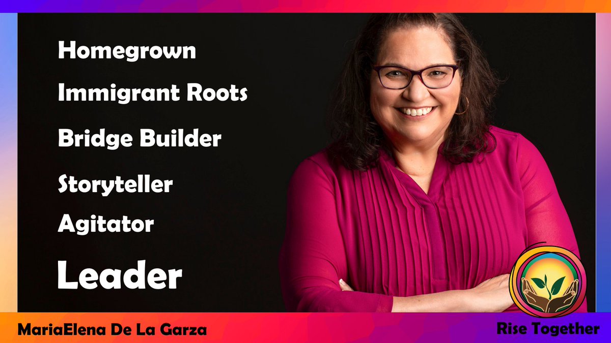 #risetogetherscc #leader spotlight: MariaElena De La Garza. This past #LaborDay, MariaElena held the day w/ responsibility &amp; gratitude. At <a href="/CABSantaCruzCty/">Community Action Board</a> she works in service to those who didn't have that day off--#EssentialWorkers. Learn more: risetogetherscc.org/mariaelena-de-…