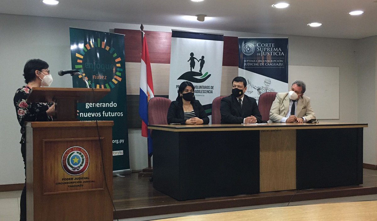 Avanza la instalación del primer programa departamental de acogimiento familiar en Caaguazú. Como resultado se definió una hoja de ruta para agilizar los trámites para los niños, niñas y adolescentes que necesiten familias acogedoras. 
<a href="/MINNAParaguay/">Ministerio de la Niñez y la Adolescencia | Py</a> <a href="/itaipuparaguay/">ITAIPU Binacional Py</a> <a href="/GobCaaguazu/">Gobernación del Caaguazú</a>