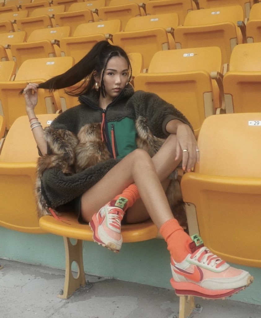 sacai waffle clot on feet