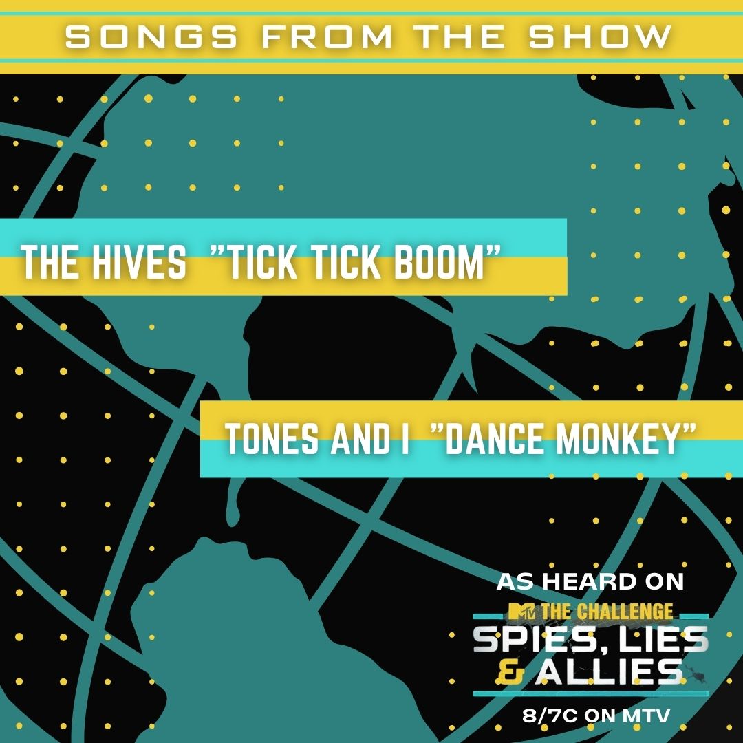 Things are about to get dirty tonight! Check out our OFFICIAL Challenge 37 Playlist below for all the music from this season with hits from #TheHives + <a href="/ToneSandi/">Sandi Tone</a> in tonight's brand new episode of <a href="/ChallengeMTV/">Blu</a> on <a href="/MTV/">MTV</a>! #TheChallenge37 #MTV #MTVSoundtrack 
ow.ly/WPNa50FPkGe