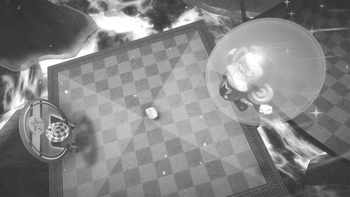 SuperMonkeyBall's tweet image. Trying to up your artiness or maybe emulate the timeless look of film noir in Photo Mode? 🎬

Super Monkey Ball Banana Mania also features a Monochrome Render Mode, unlockable for free through normal gameplay! 📸

#SuperMonkeyBall #BananaMania