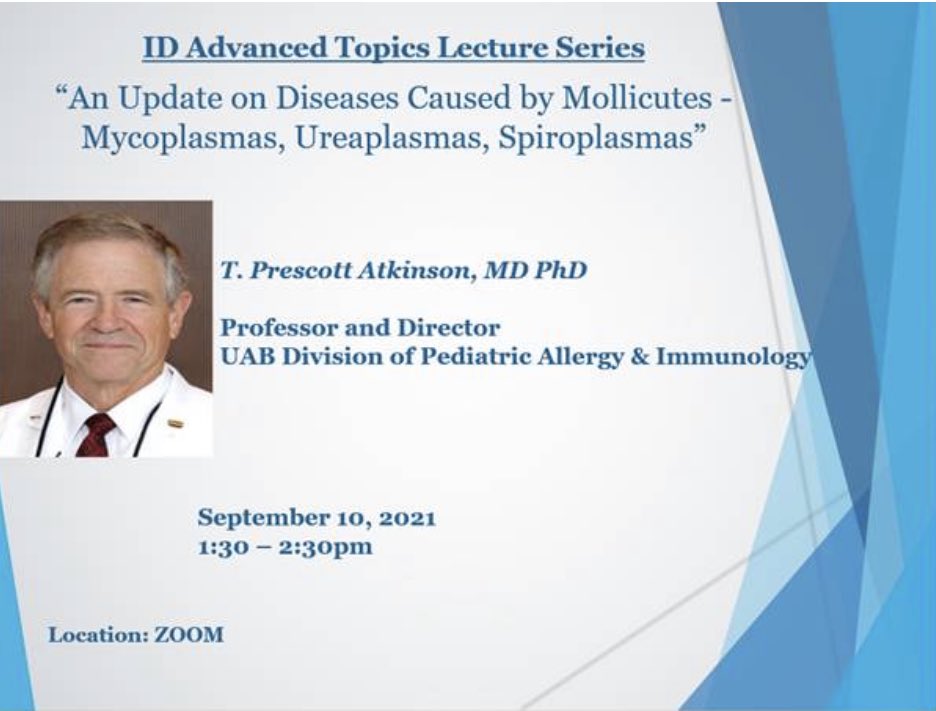 MSK Infectious Diseases Advanced Topics Lectures (@mskidat1) on Twitter photo Welcome back to AT! Join us Friday for our inaugural talk of 2021-2022. <a href="/WCM_ID/">Weill Cornell Infectious Diseases Division</a> <a href="/OleVielemeyer/">Ole Vielemeyer</a> <a href="/evrnyc/">Elizabeth Robilotti</a> Welcome back to AT! Join us Friday for our inaugural talk of 2021-2022. <a href="/WCM_ID/">Weill Cornell Infectious Diseases Division</a> <a href="/OleVielemeyer/">Ole Vielemeyer</a> <a href="/evrnyc/">Elizabeth Robilotti</a>