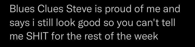 #BluesClues25 I really hope #SteveBurns truly understands the kind of healing he gave us. Such a simple<a href="/tag/bluesclues25"class="tags">#BluesClues25</a><a href="/tag/steveburns"class="tags">#SteveBurns</a>