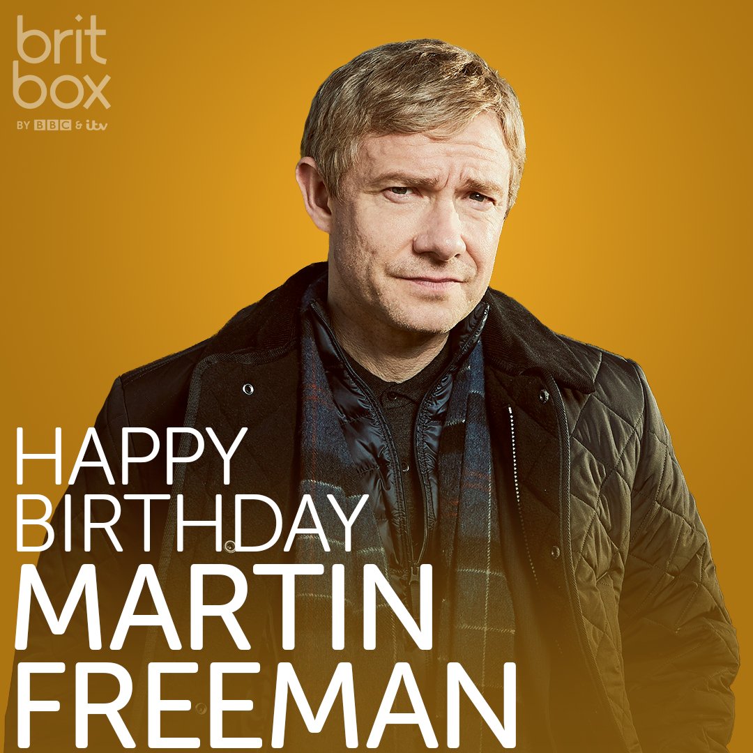 Happy Birthday to Martin Freeman! Catch him in on BritBox. 