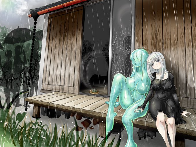 秋の長雨
#スライム娘と 