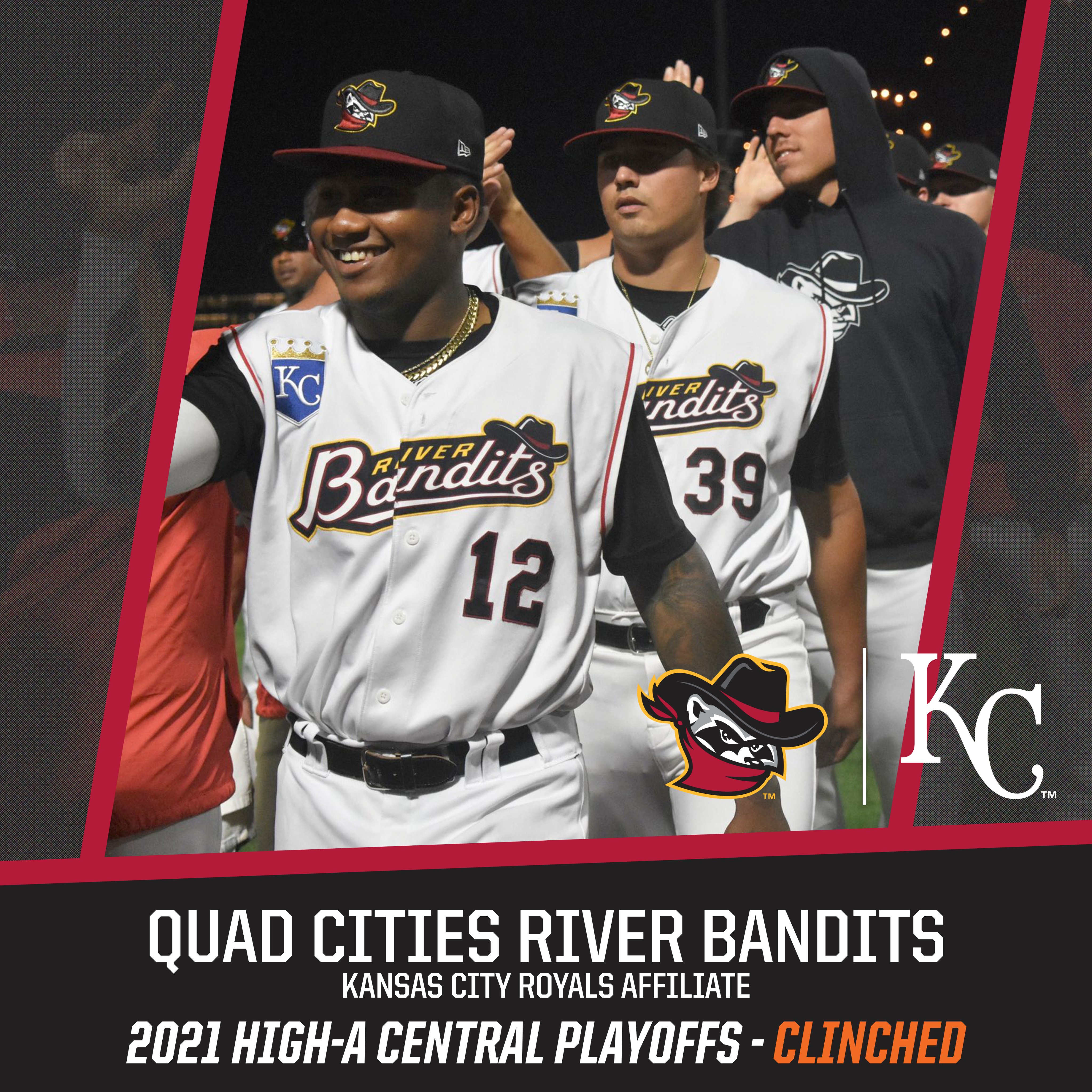 Minor League Baseball on X: The River Bandits didn't have to swipe a spot  in the playoffs. The Royals affiliate got one by winning 71 games in the  High-A Central.  /