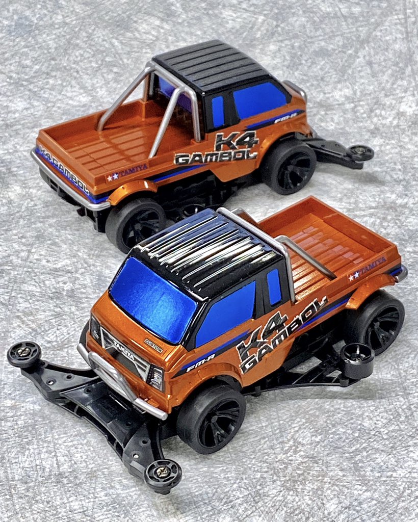 タミヤ ミニ四駆 K4ギャンボー 軽トラ カスタム 完成品 タミヤ 1/32 ミニ四