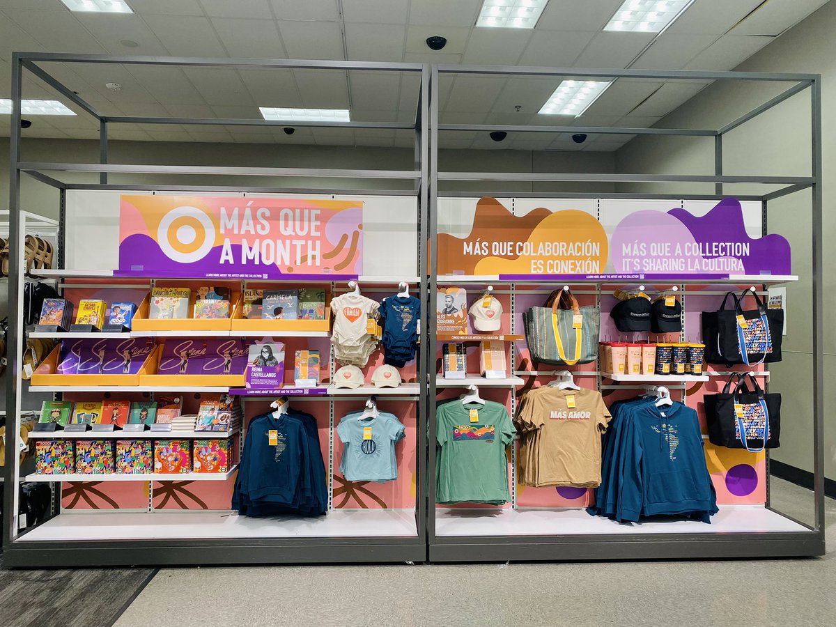 Target at it again! Latin Heritage Month collection is so fun and I was very exited to be able to execute this! #MasAmor #latinheritage 💜💛💜