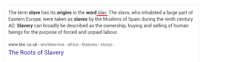 Mikesports5's tweet photo. @TanyaCornfield 💯
@leelarose100 @Konx0mPax @AccurateCaption
@AllardKente @Phen24262271 @Cattitude622
@Shannon03722599 

Not to mention historically slaves were European. https://t.co/hj8nEM6sXh