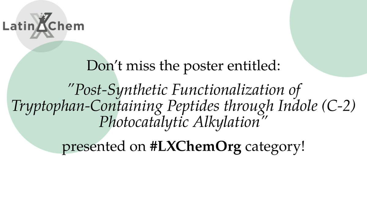 LatinXChem's tweet photo. @Rafaely_lima, your poster submitted to #LatinXChem2021 has been accepted for presentation in the #LXChemOrg category. After the deadline, we'll let you know the registration number and further details. See you on Sept 20! https://t.co/imim243mMu