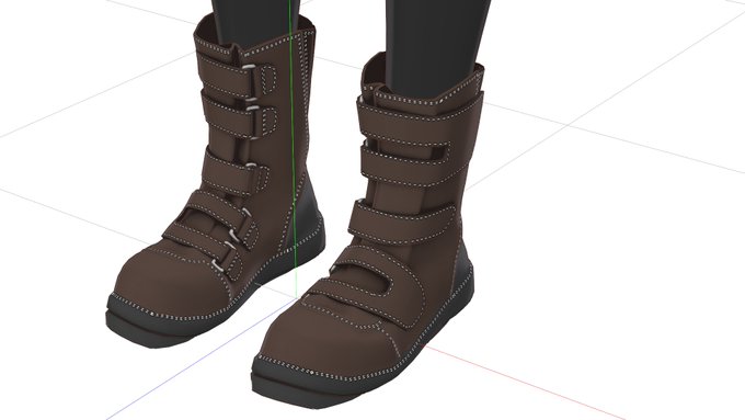 靴の作りこみやパーカーの帽子、下着の部分まで綺麗な蒐華MK2ちゃん。そして足の付け根にほくろ! 