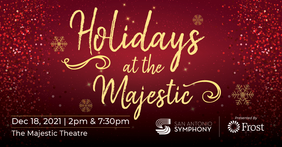 Tickets for Holidays at the <a href="/MajesticEmpire/">Majestic & Empire Theatres</a> are now on sale.
To purchase, visit bit.ly/SAS-HolidayPops. 🎻 📯 🔔 🎄 ⭐ 
#SASymphony #DowntownSanAntonio