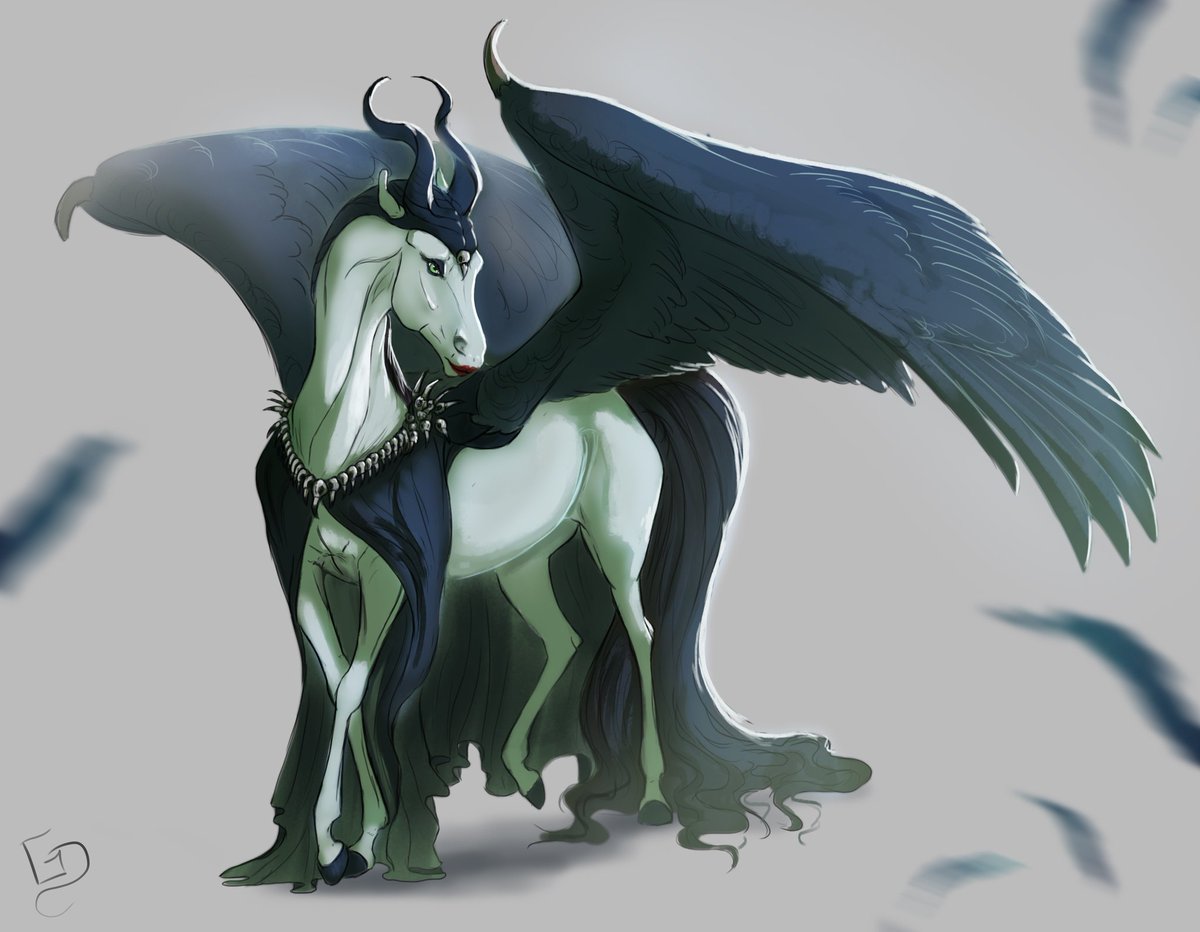 Maleficent #horsification #maleficentfanart