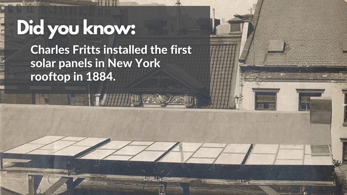 FAMASO5's tweet image. Did you know:
Charles Fritts installed the first solar panels in New York rooftop in 1884.

The solar technology has steadily evolved and continues evolving even today.

FAMASO provides accredited and certified specialised personal solar and electrical services. Contact us!