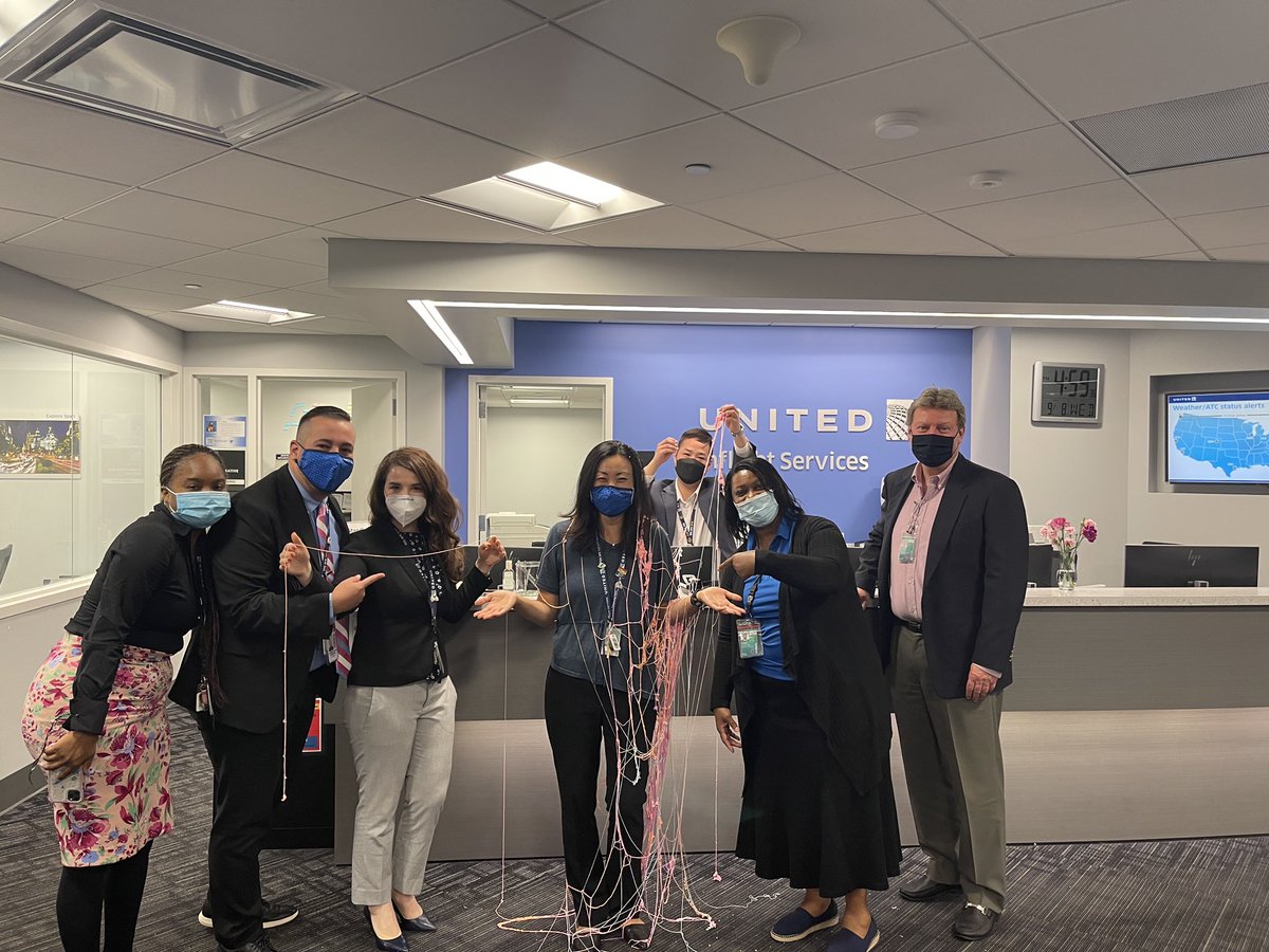 The AM team showers her in desserts, and office decorations. PM team tortures her in silly string!! Happy Birthday Nancy!  <a href="/chris_barcase/">Christopher Barcase</a> @nbyunriedel @juliana_sfo <a href="/JWolfeUAL/">John Wolfe</a> #SFO #BeingUnited
