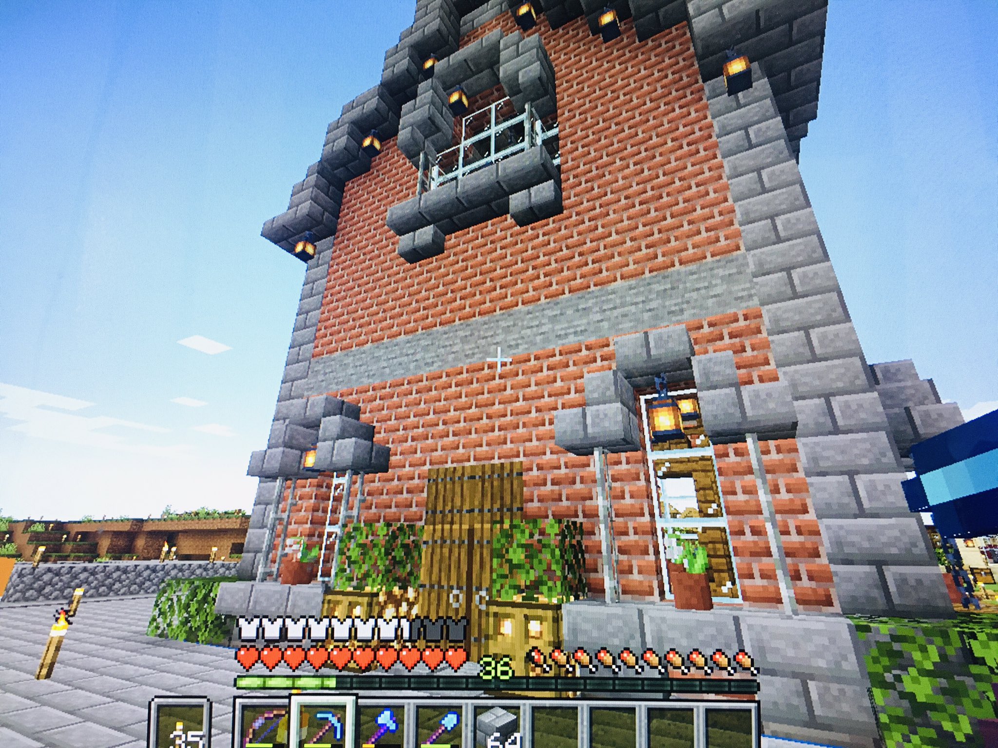 カモン謝范 レンガの家 ヨーロッパ風の街並みを作っていく予定 マイクラ Minecraft レンガの家 マイクラ建築 T Co 7xkwrtzu Twitter