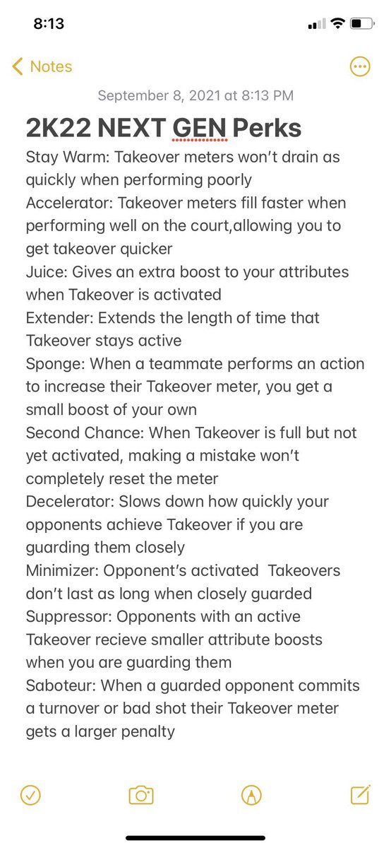 Full Perk breakdown in Next Gen #NBA2K22
