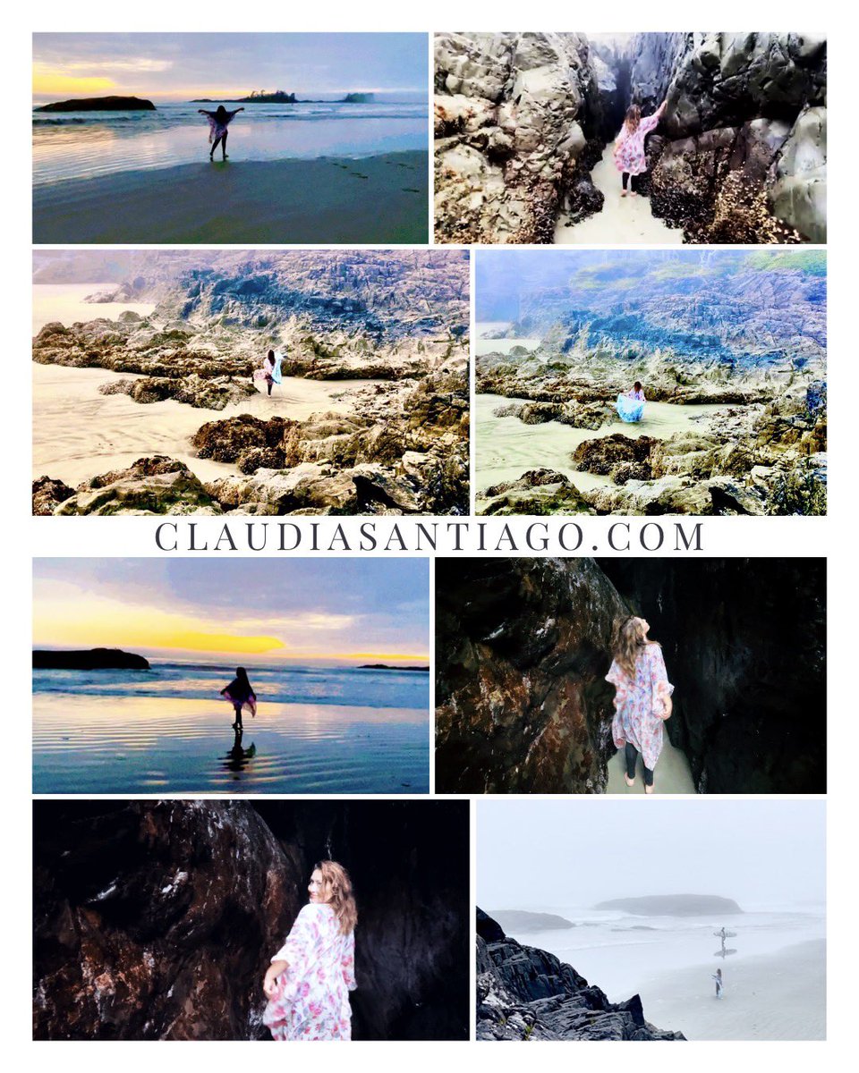 🌊 🏖 ✈️🎶This is part of an #onlocationshoot in beautiful #Tofinobc beach & incredible sea-caves! 
🎥🎞❤️🎶🎬🎤looking forward to #newmusiccomingsoon w/footage from these gorgeous Canadian 🇨🇦 cities!😘
#claudiasantiago #bringmyangeldowntoearth #spanishheaven  #westcoastbc