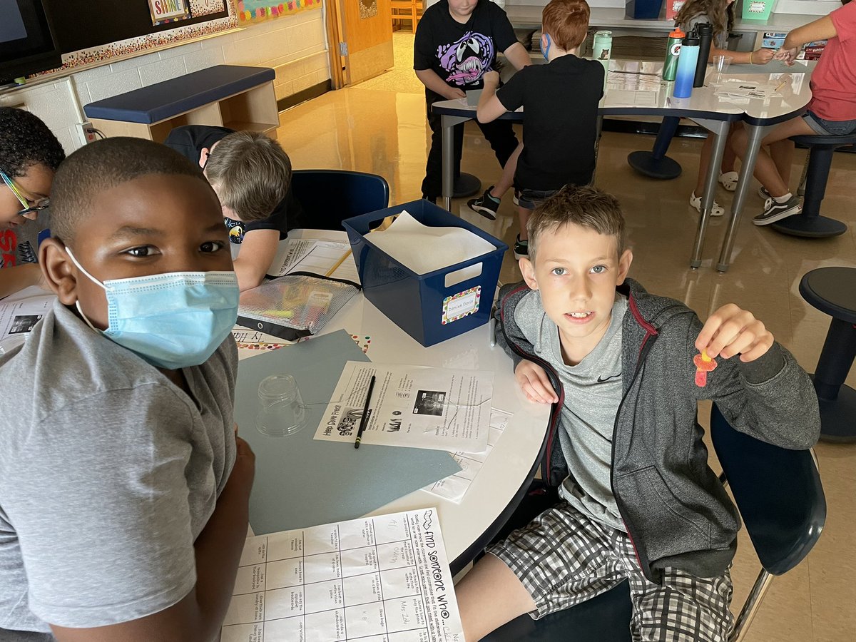Fred’s boat capsized leaving his life preserver in the boat. We were able to safely get Fred, the worm, into his life preserver using only paper clips! #fraserfamily #salkfraser
