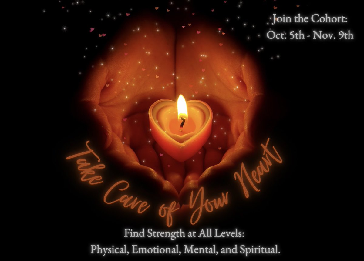 EmergingWisdom's tweet image. Joining the cohort is a commitment you make to your SELF! 

Weeks 1-3:Lighten our Hearts -Exercise our Stress Responses Less 

Week 4-6:Kindle the Dreams in our Hearts -Exercise our Whole Brain Intelligence More

Register now! eventbrite.com/e/take-care-of…

Journey home to YOUR heart❤️