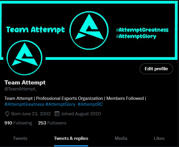 TeamAttempt_'s tweet image. like the new blue look?