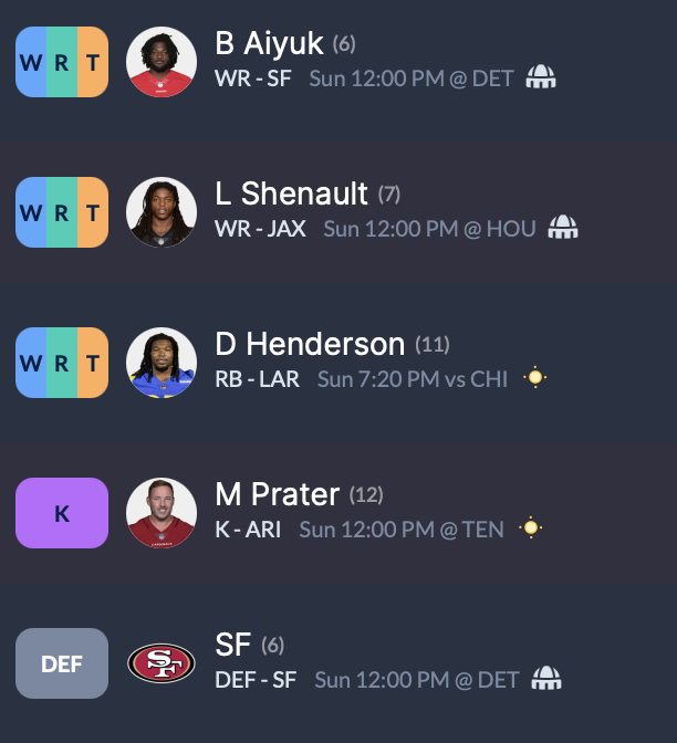 MrAnkla's tweet photo. Listo asi arranco mi temporada de juegos , mi planilla para el #TazonMA división #greenbay12 . que opinan mis apreciad@s? @freak_nfl , @Abuelo_NFL , @NacionFantasyMx , @MeDicenOre (me hiciste bastante interesante el draft, gracias) , @EdyRivers a poner en alto a la laguna! grx! https://t.co/DuBTHaik74