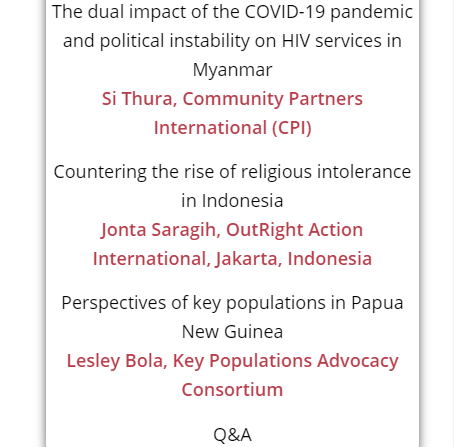 Also very excited to wrap the week by co-chairing this session with <a href="/DrJasonJOng/">Jason Ong</a> this arvo - what a lineup 😍 <a href="/ASHMMedia/">ASHM</a> #HIV2021 #SRH2021