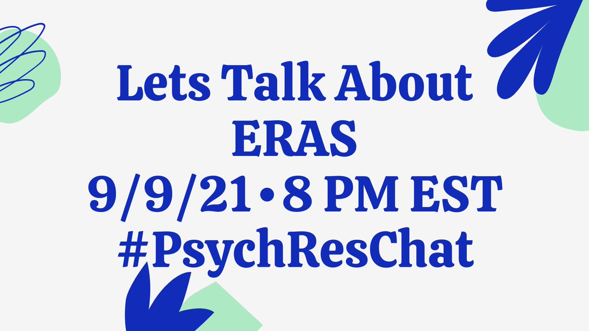 Reminder: Our chat about  residency applications and interviews is tonight at 8 PM EST! Don't miss it! #PsychResChat #PsychedforPsych #Match2022 #Psychtwitter #medtwitter