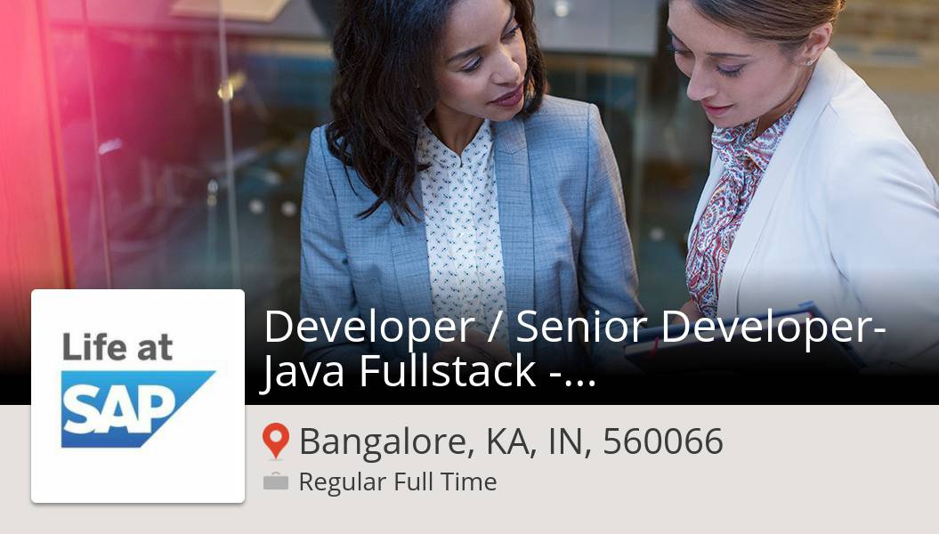 joaocbranquinho's tweet image. #SAP is hiring a #Developer / Senior ##DeveloperJava Fullstack -Concur Invoice in #BangaloreKAIN560066, apply now! #job workfor.us/lifeatsap/1m0h… #JobsAtSAP