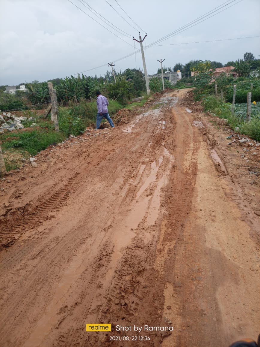 <a href="/PMGSY_NRRDA/">National Rural Infrastructure Development Agency</a> un-motorable road for more than 2+ years between Sevaganapalli and Chichuraganapalli (L094) villages in Tamil Nadu.