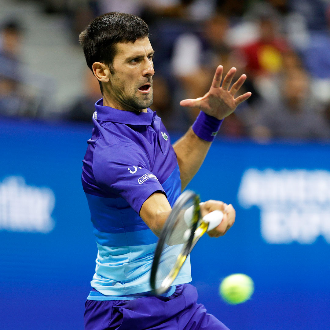 US OPEN: Novak Djokovic advances into the quarterfinals. Twitter