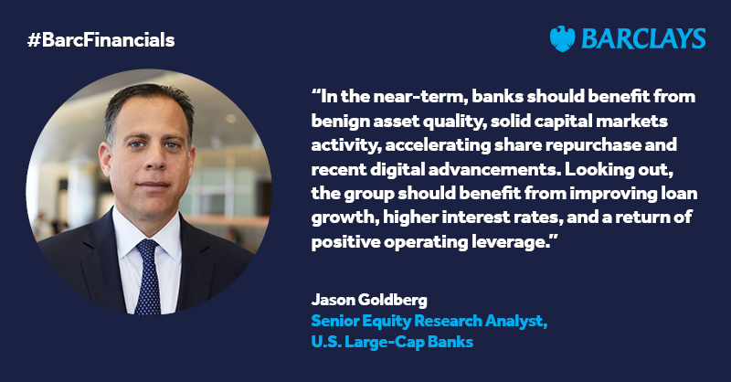 BarclaysCIB's tweet photo. Our annual #BarcFinancials conference brings together industry leaders to discuss major macro trends and growth opportunities for the Financial Services sector. Here’s a sample of recent insights from our Research analysts: