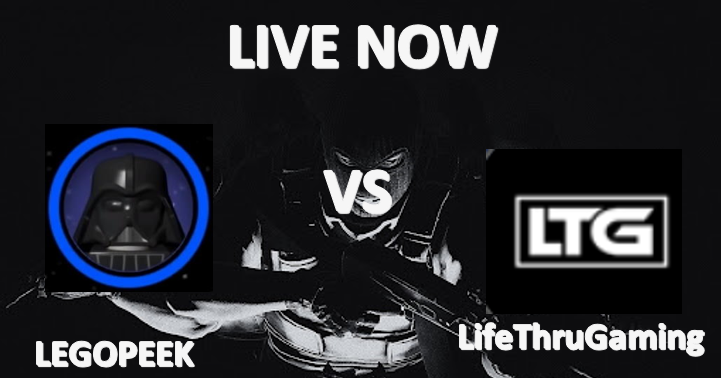 LegoPeek's tweet photo. Our game vs LifeThruGaming is now live!! https://t.co/Bd8Mw75b5b