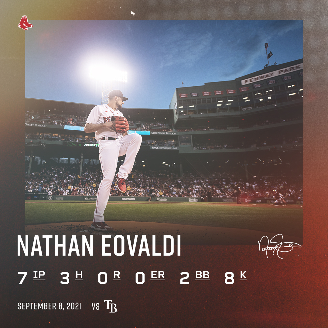 RedSox's tweet image. Seven strong 💪