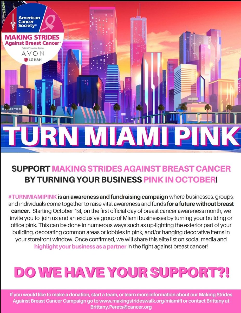 #Makingstrideswalk #TurnMiamiPink