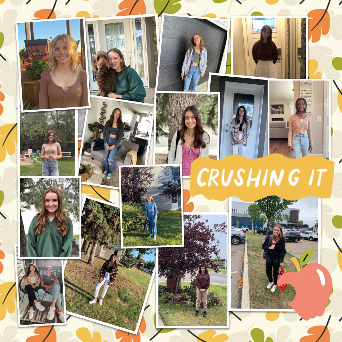 It’s been a great first week back to school - Grade 11 and 12 for these ladies this year.    Continue to crush it as you always do!   We are proud of you on the field but you are no less exceptional in the classroom!   #wellrounded #catyisstillcamerashy #skyisthelimit