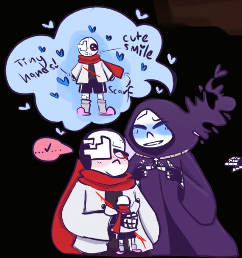 Omg its Goth🥳-⭐️💤 //// Geno x Reaper #geno #sans #reaper #sans