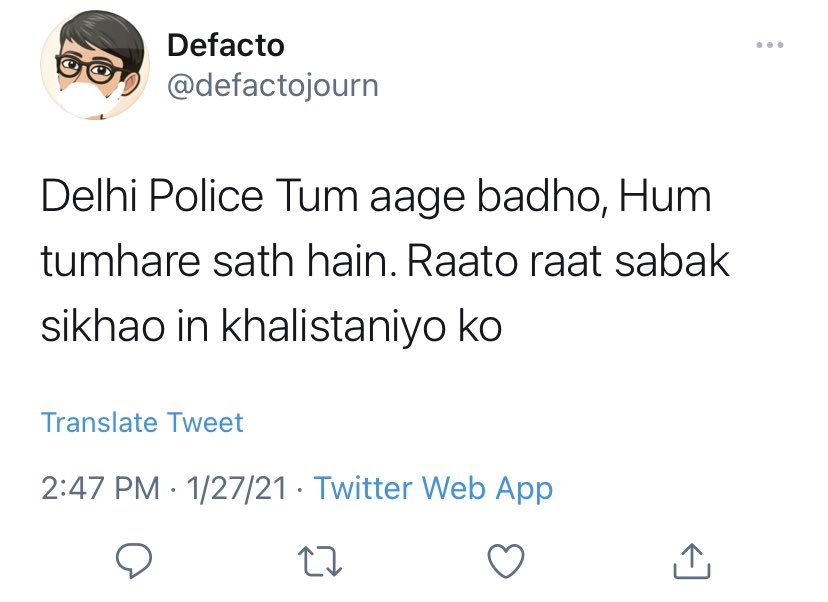 7. He veered into Islamophobia and pro-Hinduvta tweets. Even going as far as to beckon actions similar to the “2002 anti-Muslim riot”.