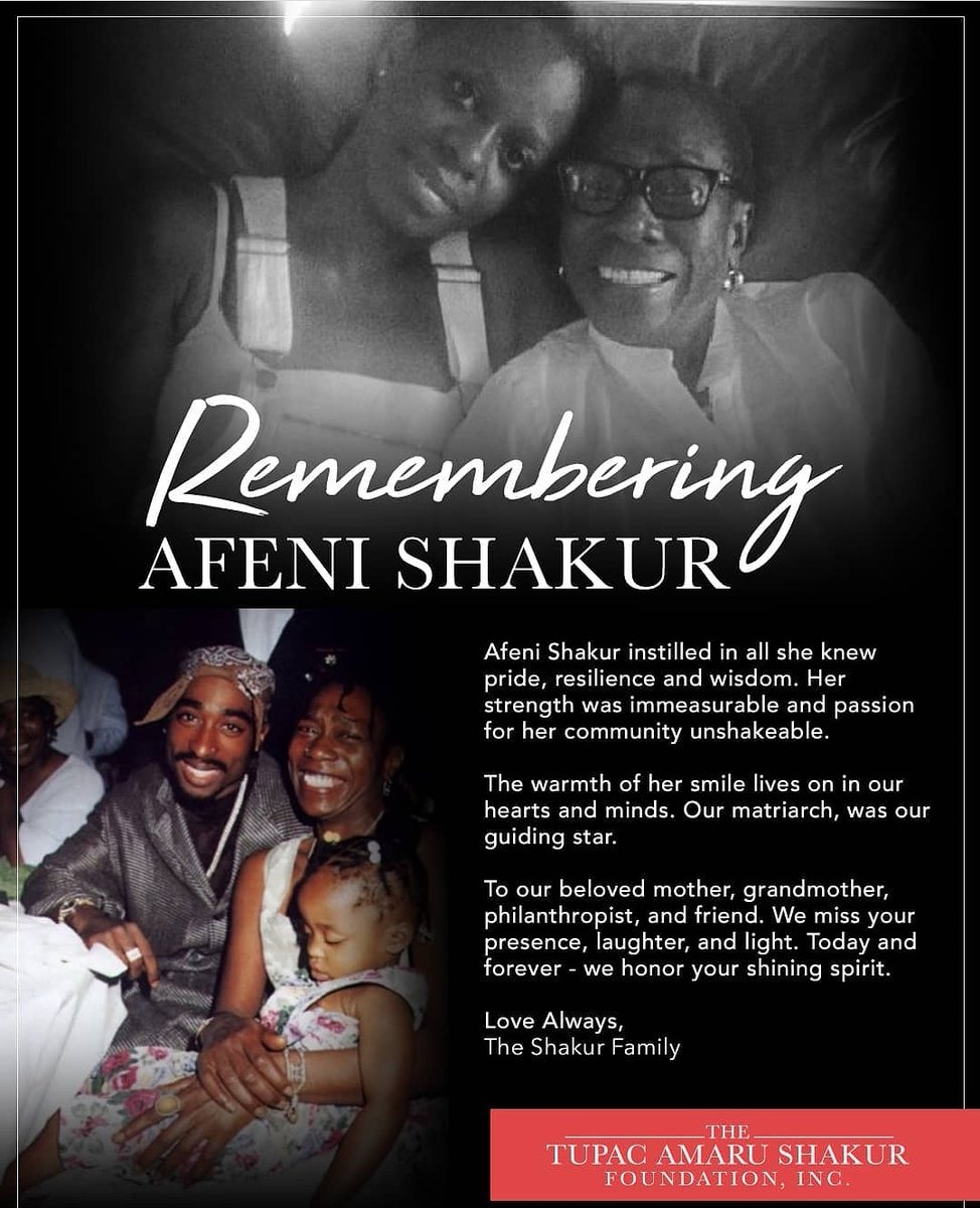 The Tupac Amaru Shakur Foundation tweet media
