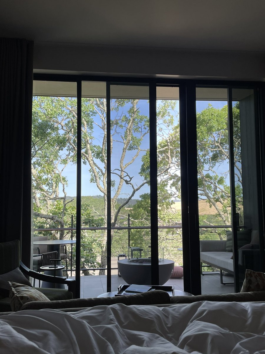 Waking up to this view with no kids in sight.