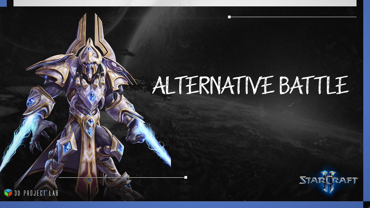 С радостью объявляем наш первый турнир по Stacraft II - Alternative battle при поддержке 3dprojectlab🚀

6 топовых игроков сразятся в формате GSL за призовой фонд в $1,000. Турнир пройдет за один день 15го мая

Участники
ByuN
Armani
Bunny
PartinG
Solar
Creator

Желаем всем удачи!