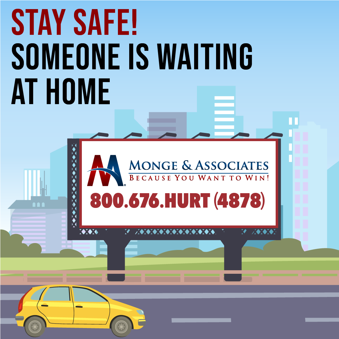 teammonge's tweet photo. We at Monge & Associates want you to remember to always keep calm and drive safely. Speak with our 24/7 customer service today by calling us at (800)676-HURT or visit online at https://t.co/iedUZ3PMyV
#teammonge #personalinjurylawyer #InACollisionEasyDecision #OneClickThatsIt https://t.co/fkHRp5R3K0